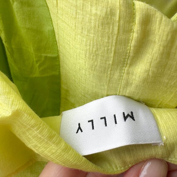 Milly NY Spring / Summer Dress - Spaghetti Straps and Romantic Ruffles - Size 4 - Picture 8 of 14